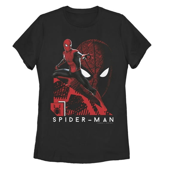 Women's Marvel Spider-Man: Far From Home High Tech  Graphic Tee Black X Large
