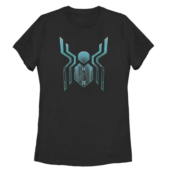 Women's Marvel Spider-Man: Far From Home Modern Logo Graphic Tee Black Medium