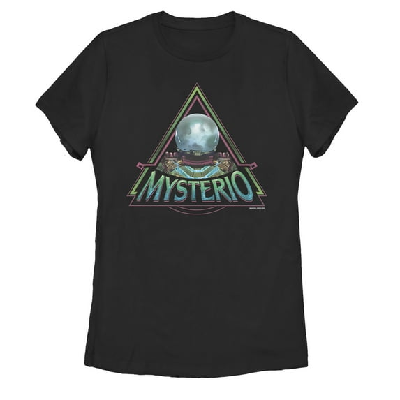 Women's Marvel Spider-Man: Far From Home Mysterio Crystal Graphic Tee Black 2X Large