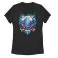thumbnail image 1 of Women's Marvel Spider-Man: Far From Home Mysterio Masked  Graphic Tee Black X Large, 1 of 3