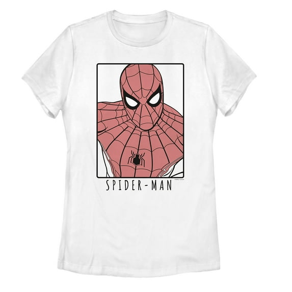 Women's Marvel Spider-Man: Far From Home Sleek Frame Graphic Tee White 2X Large
