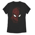 thumbnail image 1 of Women's Marvel Spider-Man: Far From Home Tech Pattern  Graphic Tee Black 2X Large, 1 of 3