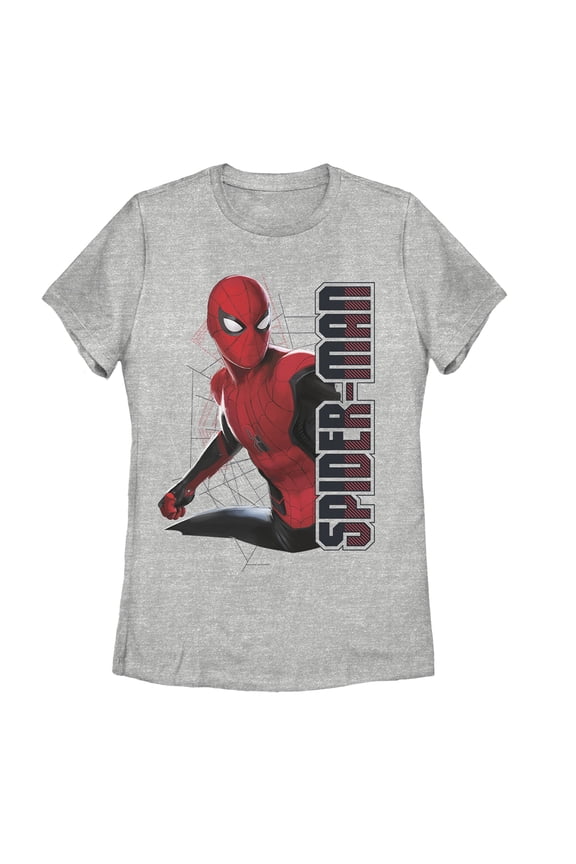 Women's Marvel Spider-Man: Far From Home Web Coordinates Graphic Tee Athletic Heather X Large