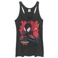 thumbnail image 1 of Women's Marvel Spider-Man: Into the Spider-Verse City Racerback Tank Top Black Heather Small, 1 of 3