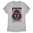 thumbnail image 1 of Women's Marvel Spider-Man: Miles Morales Hooded Hero  Graphic Tee Athletic Heather Medium, 1 of 3