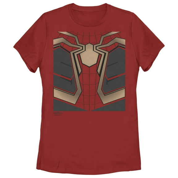 Women's Marvel Spider-Man: No Way Home Iron Suit  Graphic Tee Red Small