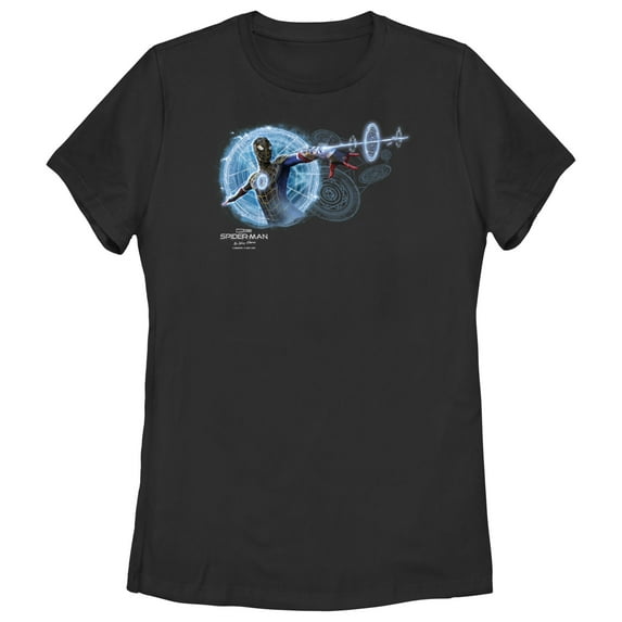 Women's Marvel Spider-Man: No Way Home Magic Web Graphic Tee Black Medium