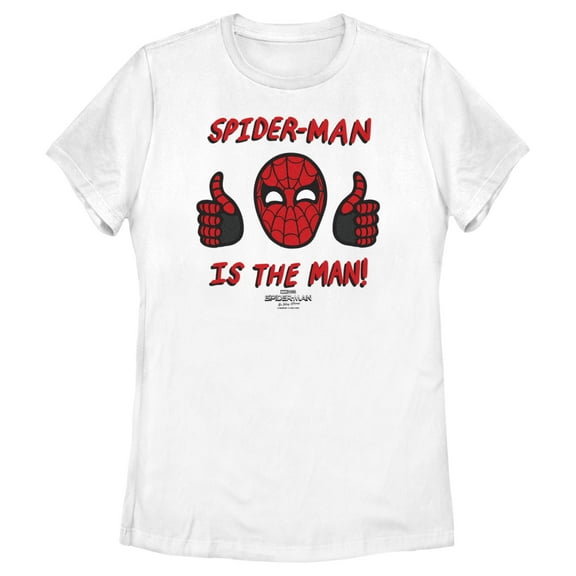 Women's Marvel Spider-Man: No Way Home The Man  Graphic Tee White Small