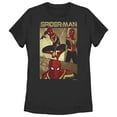 thumbnail image 1 of Women's Marvel Spider-Man: No Way Home Three Panel Poster Graphic Tee Black Large, 1 of 4