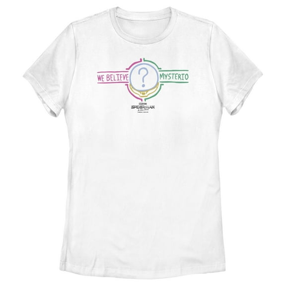 Women's Marvel Spider-Man: No Way Home We Believe Mysterio Small  Graphic Tee