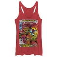 thumbnail image 1 of Women's Marvel Spider-Man Sinister Six Comic  Racerback Tank Top Red Heather Medium, 1 of 3
