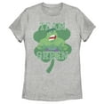 thumbnail image 1 of Women's Marvel St. Patrick's Day Hulk Team Green  Graphic Tee Athletic Heather Small, 1 of 4