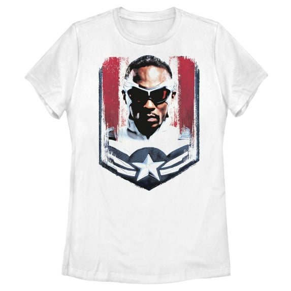 Women's Marvel The Falcon and the Winter Soldier Captain America Falcon Graphic Tee White X Large