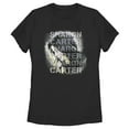 thumbnail image 1 of Women's Marvel The Falcon and the Winter Soldier Sharon Carter Drawing  Graphic Tee Black X Large, 1 of 4