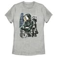 thumbnail image 1 of Women's Marvel The Falcon and the Winter Soldier Sharon Carter  Graphic Tee Athletic Heather 2X Large, 1 of 4