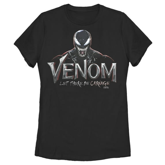 Women's Marvel Venom: Let There be Carnage Mischievous Graphic Tee Black Medium
