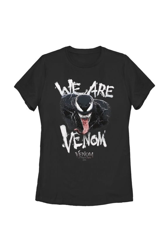 Women's Marvel Venom: Let There be Carnage We Are Venom Antihero Graphic Tee Black X Large