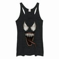 thumbnail image 1 of Women's Marvel Venom Tongue  Racerback Tank Top Black Heather 2X Large, 1 of 3