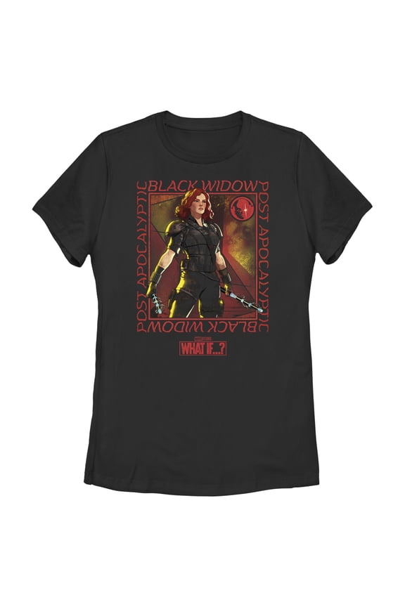 Women's Marvel What if…? Black Widow Graphic Tee Black X Large