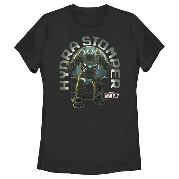 Women's Marvel What if…? Hydra Stomper  Graphic Tee Black Small
