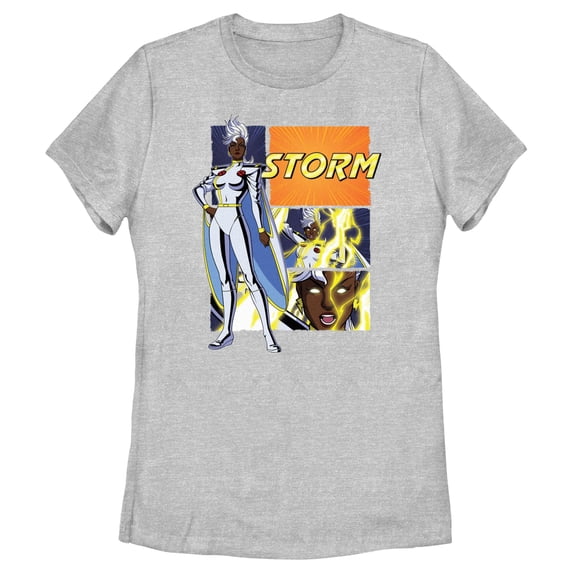 Women's Marvel: X-Men '97 Storm Poses Portrait Graphic T-Shirt