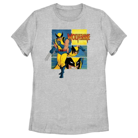 Women's Marvel: X-Men '97 Wolverine Poses Portrait  Graphic T-Shirt