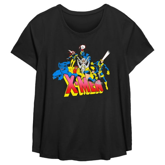 Women's Marvel X-Men Group Shot  Graphic T-Shirt