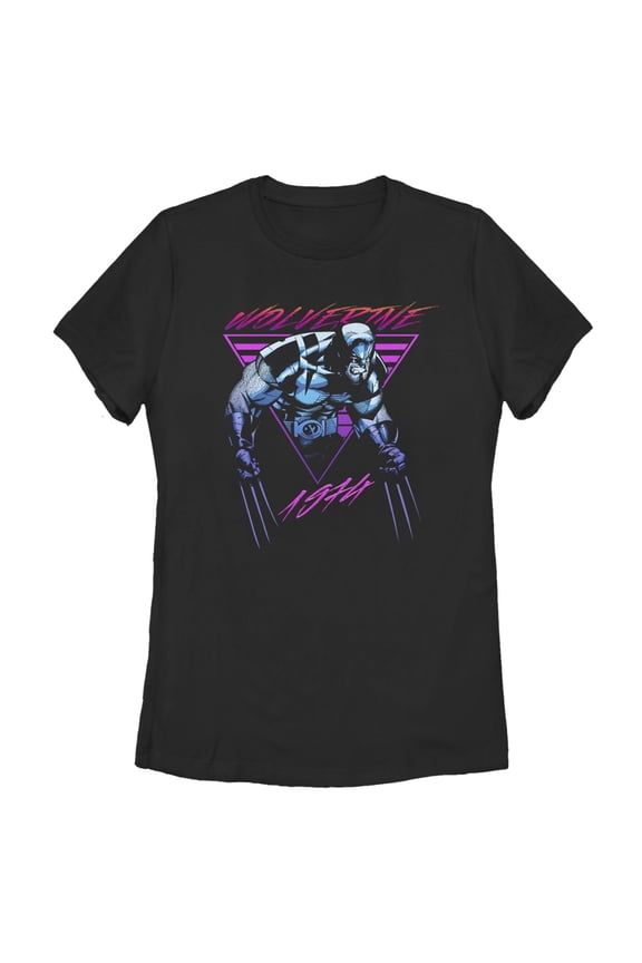 Women's Marvel X-Men Retro Wolverine Graphic Tee Black Medium