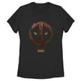 thumbnail image 1 of Women's Marvel Zombies Deadpool Mask  Graphic Tee Black Large, 1 of 3
