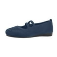 thumbnail image 1 of Women's Mary Jane Ballet Flats Adjustable Strap Breathable Knit Slip On Casual Shoes, 1 of 7