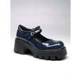 thumbnail image 1 of Women's Mary Jane Platform Pumps Low Heel Chunky Round Toe Chic Y2K Double Strap Design with Padded Collar, 1 of 3