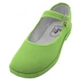 thumbnail image 1 of Women's Mary Jane Shoes Cotton Upper Lolita Round Toe Flat Ballet, 1 of 1