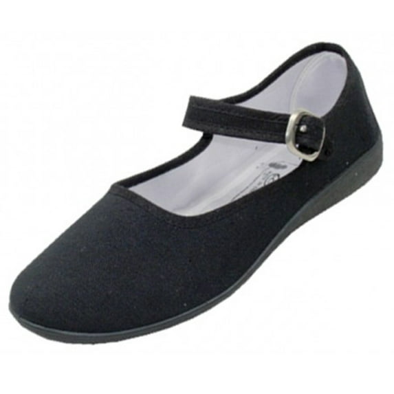 Women's Mary Jane Shoes Cotton Upper Lolita Round Toe Flat Ballet