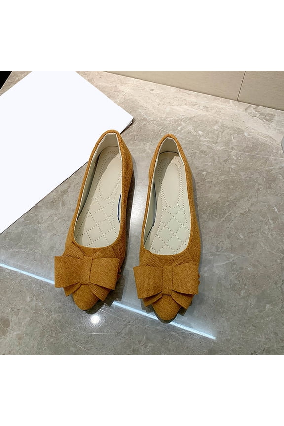 Women's Mary Jane Walking Shoes Solid Color Flats Slip on Casual Sneakers Womens Non Slip Woven Walking Shoes Trainers for Spring Summer Brown 9