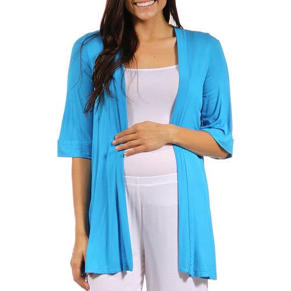 Women's Maternity 3/4 Sleeve Open Shrug