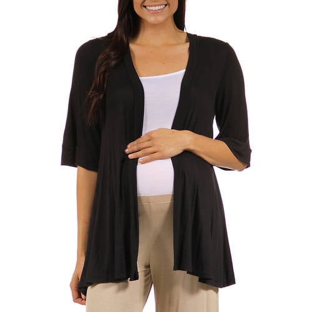 Women's Maternity 3/4 Sleeve Open Shrug