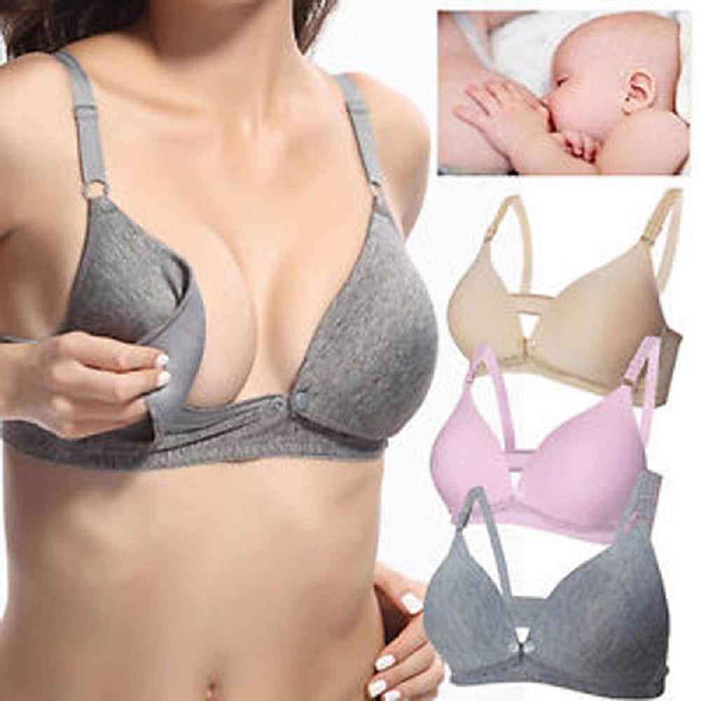 Hztyyier Women Maternity Bra Nursing Breast Feeding Bras Prevent Sagging  Pregnant Women Underwear