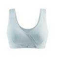 thumbnail image 1 of Women's Maternity Breastfeeding Bra Overnight Nursing Wide Band Shoulder Straps Sleep Bra Plus Size, 1 of 6