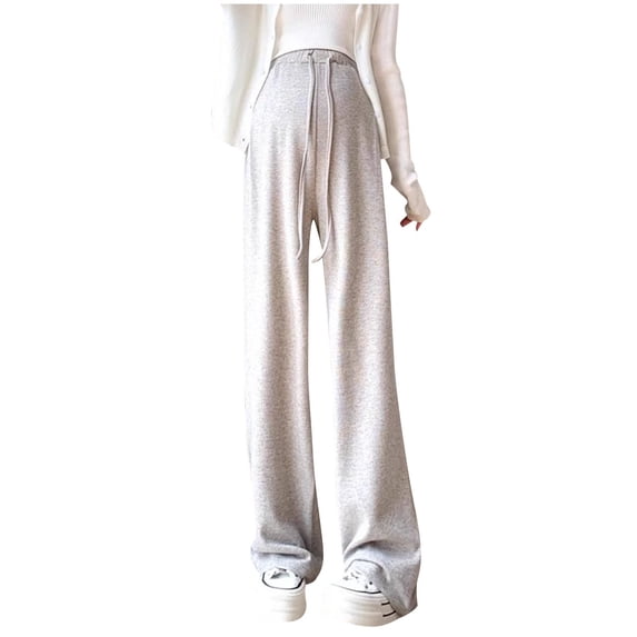 Women's Maternity Joggers Wide Leg Stretchy Sweatpants Workout Pregnancy Pants with Pockets Sports Lounge Maternity Trousers Casual Belly Support Yoga Pants Activewear Loungewear Bottoms