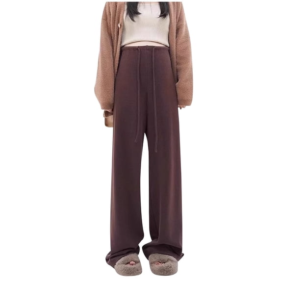 Women's Maternity Joggers Wide Leg Stretchy Sweatpants Workout Pregnancy Pants with Pockets Sports Lounge Maternity Trousers Casual Belly Support Yoga Pants Activewear Loungewear Bottoms
