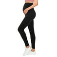 thumbnail image 1 of Women's Maternity Leggings - Soft and Breathable Tights Black Small, 1 of 1