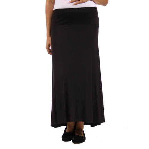 Black maxi 2025 skirt walmart