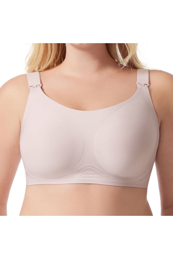 Women's Maternity Nursing Bra Lightweight Comfort Adjustable Straps Breathable Soft Support for Breastfeeding
