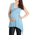 thumbnail image 1 of Women's Maternity Nursing Tank Tops Sleeveless Scoop Neck Soft Breastfeeding Shirt Light Blue M, 1 of 7
