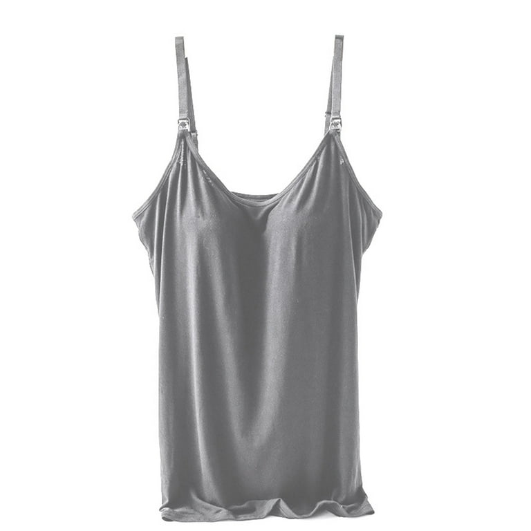 Breastfeeding Nursing Solid Modal Sleeveless Maternity Breastfeeding Nursing Solid Modal Sleeveless Maternity