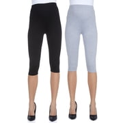 Women’s Maternity Over The Belly Capri Crop Support Leggings