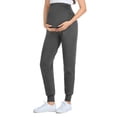 thumbnail image 1 of Women's Maternity Pants Casual Maternity Activewear Pregnancy Sweatpants with Pockets, 1 of 7