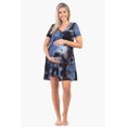 thumbnail image 1 of Women's Maternity Short Sleeve Nightgown with Button Accent, 1 of 4