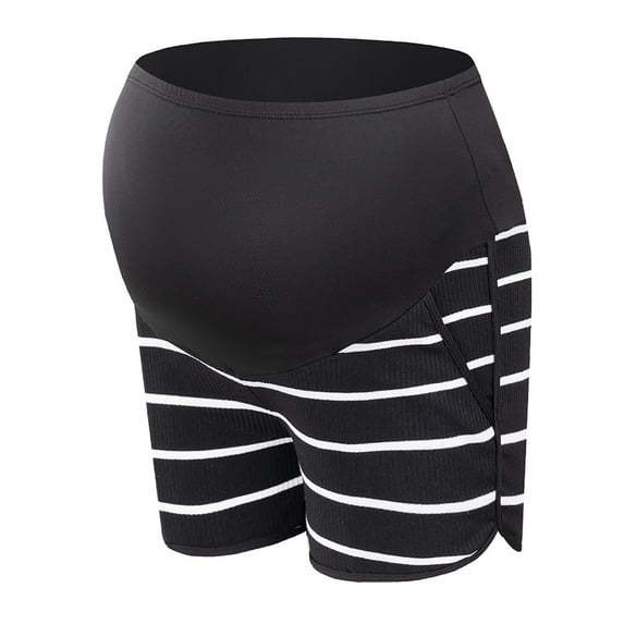 Women's Maternity Shorts Over Belly Pregnancy Lounge Workout Running Pajama Sleep Shorts with Pockets