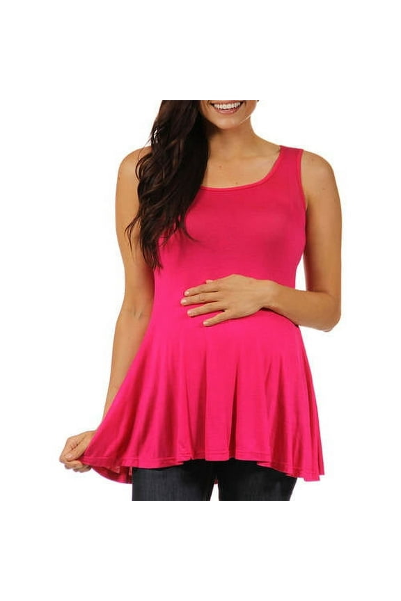 Women's Maternity Sleeveless Tunic Tank